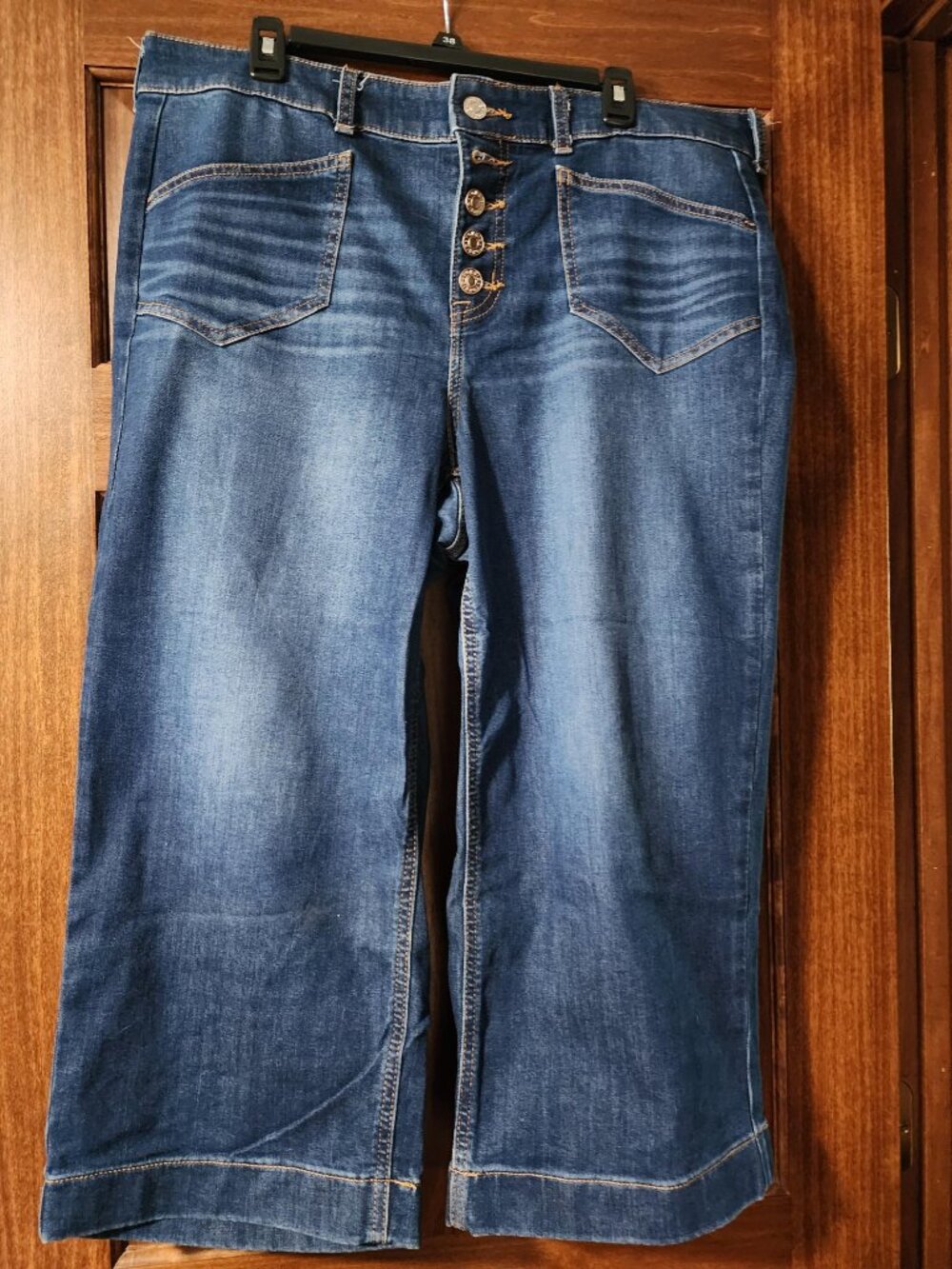 Torrid High-Rise Wide-Leg Crop Jeans in Vintage Stretch Denim